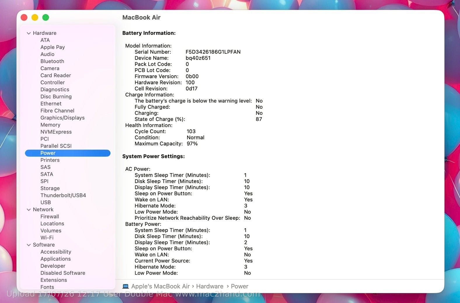 MacBook Air 15-inch, M2, 2023