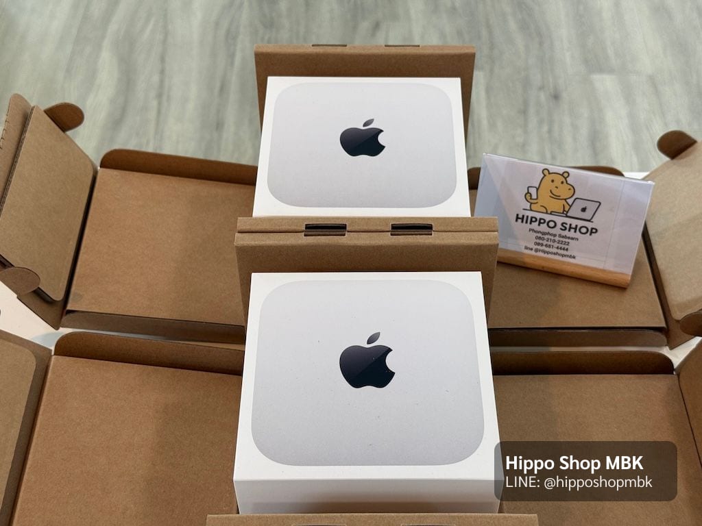 Mac mini (M4, 2024) Mac mini M4 Ram16 512 รุ่นล่าสุด ของใหม่ ประกันศูนย์ไทย