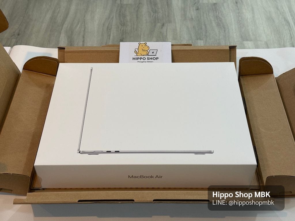 MacBook Air 15-inch, M5, 2026 Macbook Air M5 15 นิ้ว SSD 512 Ram 16 ของใหม่ ศูนย์ไทย