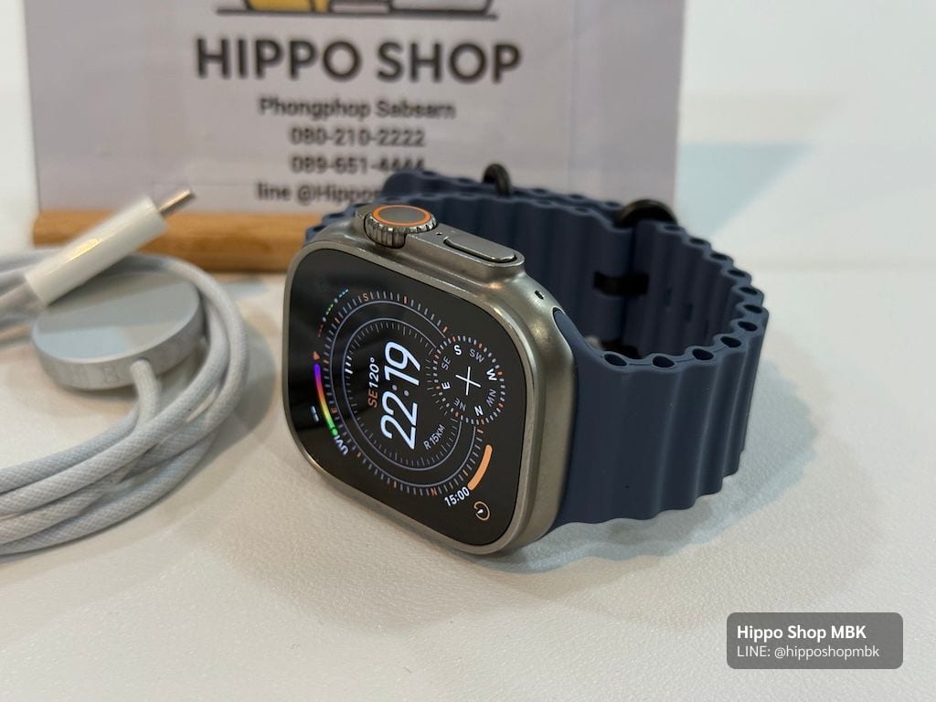 Apple Watch Apple Watch Ultra Apple watch Ultra 1 49mm สภาพสวย ศูนย์ไทย 9900 บาท