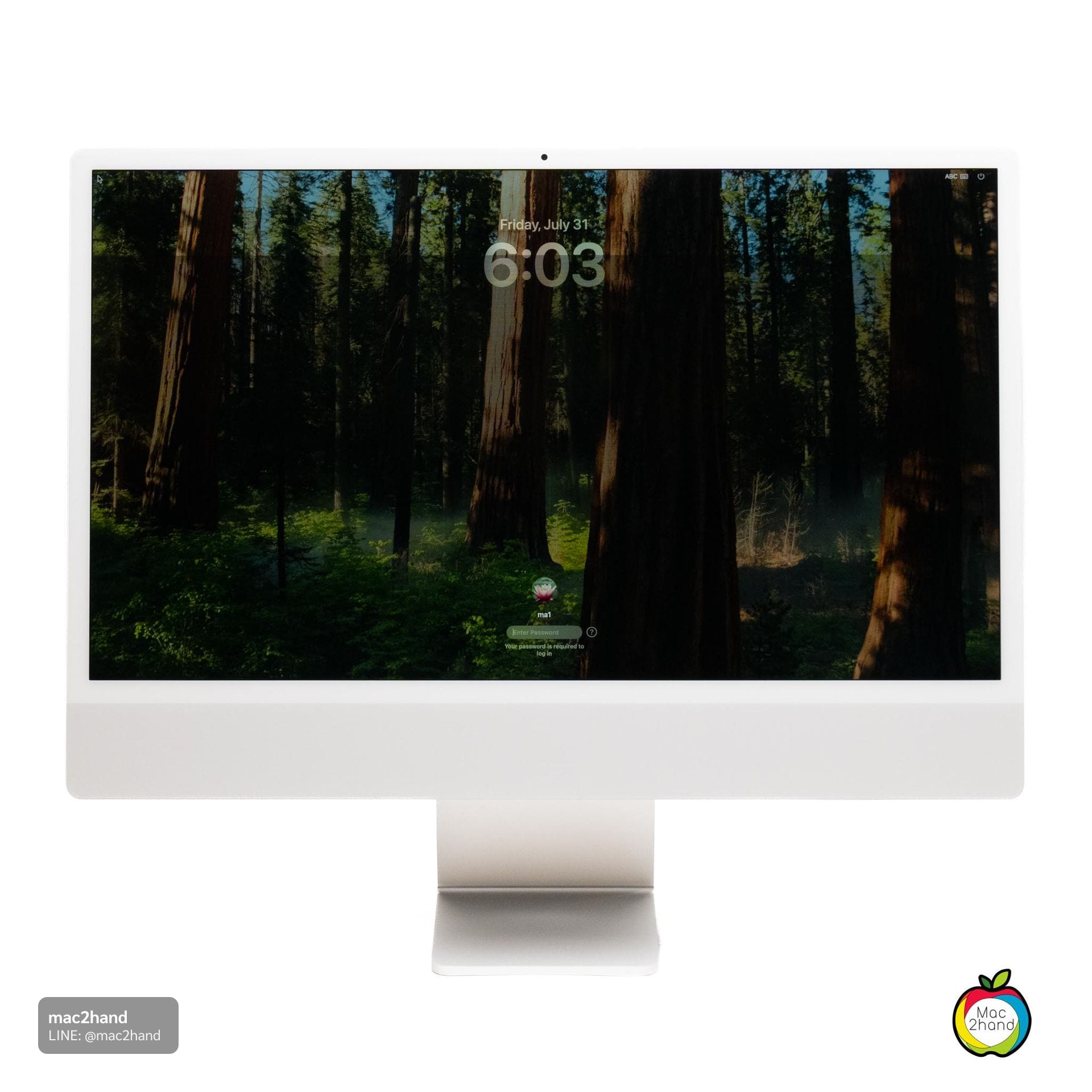 iMac (24-inch, M1, 2021) Four Ports
