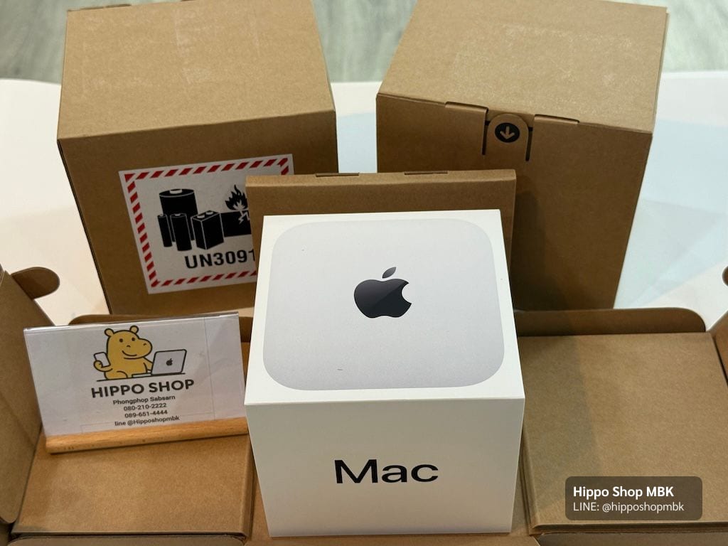 Mac mini (M4, 2024) Mac mini M4 Ram16 512 ศูนย์ไทยรุ่นล่าสุด ของใหม่ประกันศูนย์