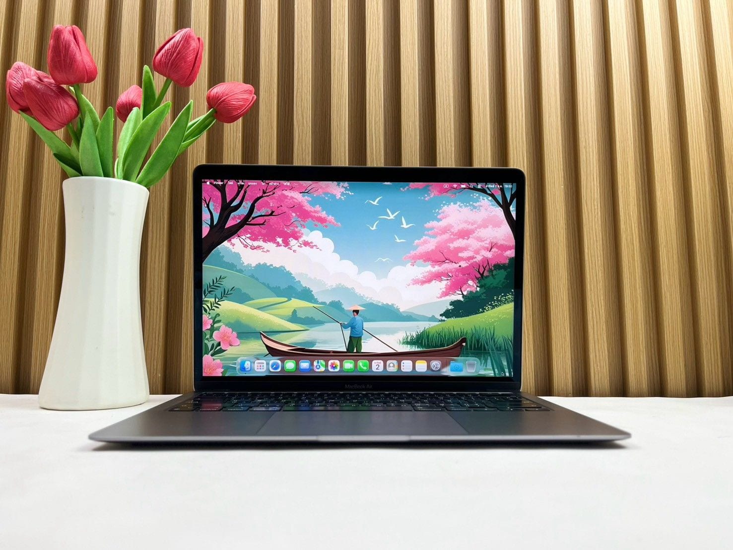 MacBook Air 13-inch, M1, 2020 MacBook Air 13-inch M1 2020 Ram8GB SSD256GB Space Gray