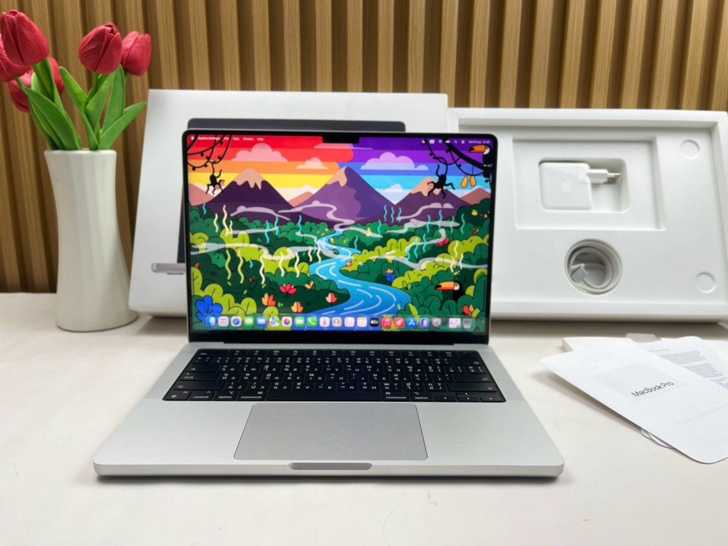 MacBook Pro 14-inch, 2024 (M4) MacBook Pro 14-inch M4 2024 Ram16GB SSD512GB Silver CPU 10