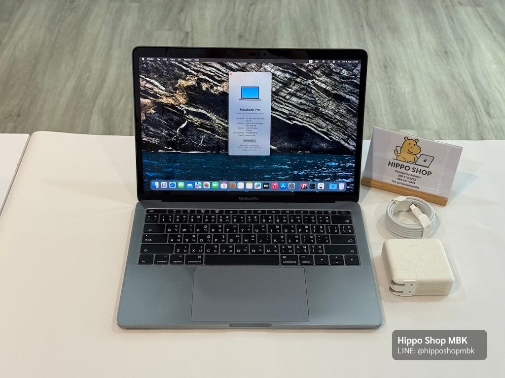 MacBook Pro 13-inch, 2017, Two Thunderbolt 3 ports (No Touch Bar) MacBook Pro 13 2017 i5 2.3 Ram 8 GB 128GB สภาพดี ศูนย์ไทย