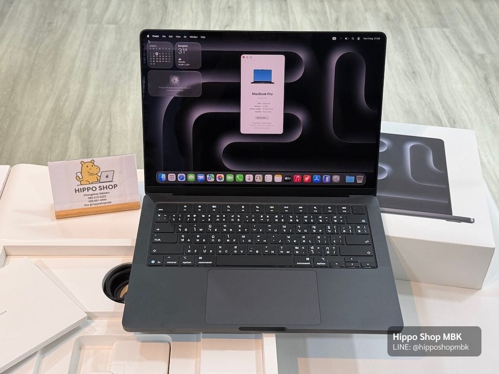 MacBook Pro 14-inch, 2025 (M5) MacBook Pro 14 M5 1TB Ram 24 Space Black สภาพใหม่ประกันศูนย
