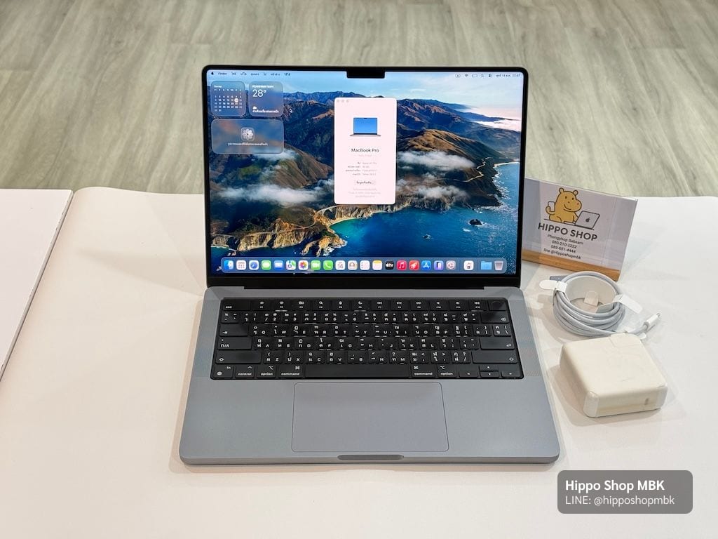 MacBook Pro 14-inch, 2021 (M1 Pro / M1 Max) MACBOOK PRO 14 M1 Pro RAM 16 SSD 512GB สภาพใหม่
