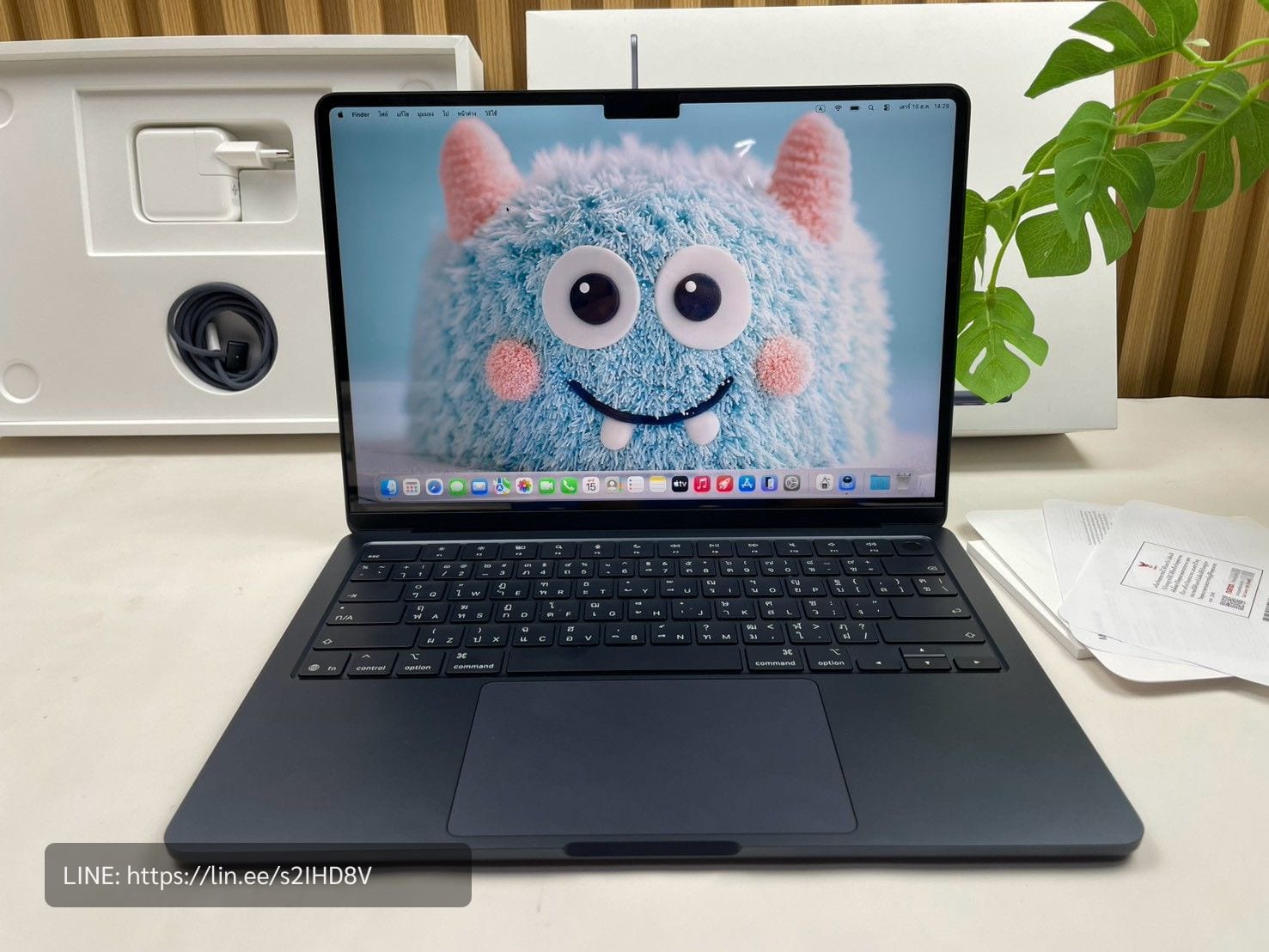 MacBook Air 13-inch, M5, 2026 MacBook Air 13.6-inch M5 Ram16GB SSD512GB Midnight