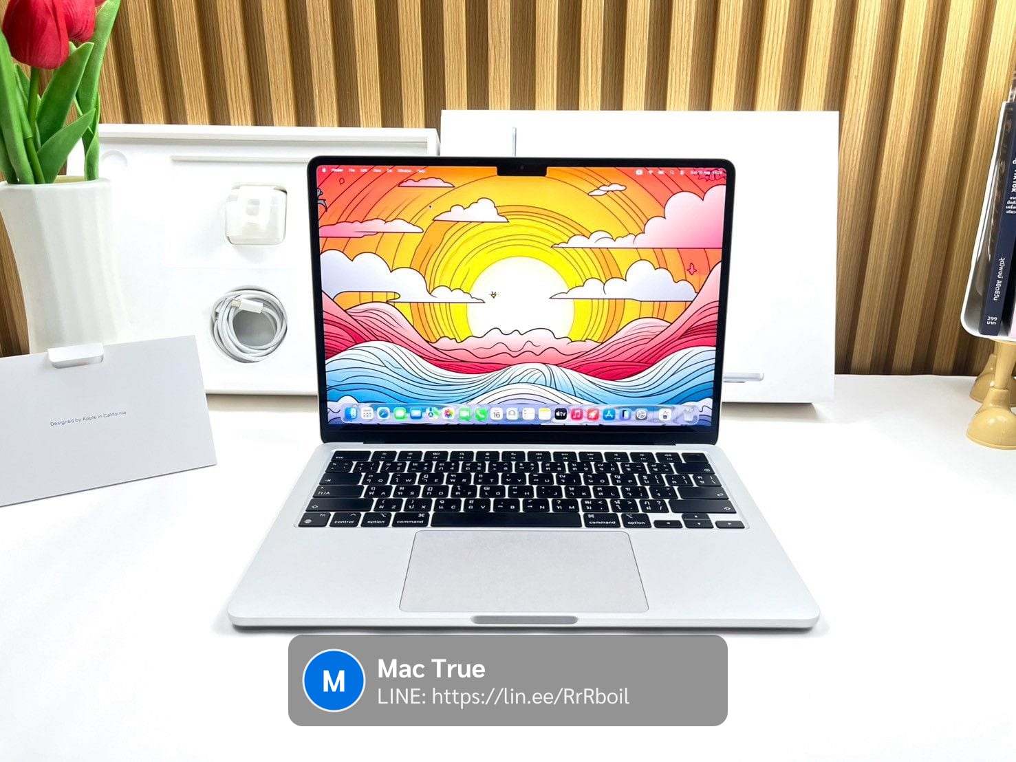 MacBook Air 13-inch, M2, 2022 MacBook Air 13-inch M2 2022 Ram8GB SSD512GB silver