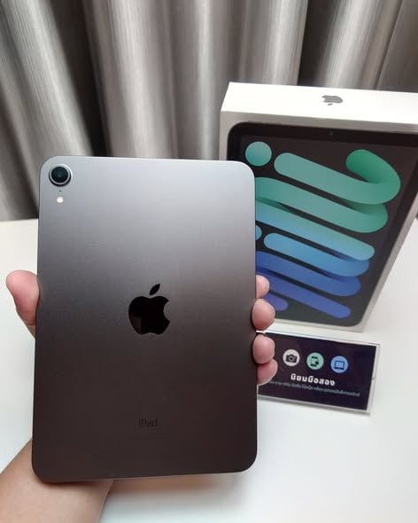 iPad mini (6th generation, 2021) เครื่องศูนย์สวยเดิม แบตเตอรี่80% มีกล่อง+ตัวเครื่องครับ