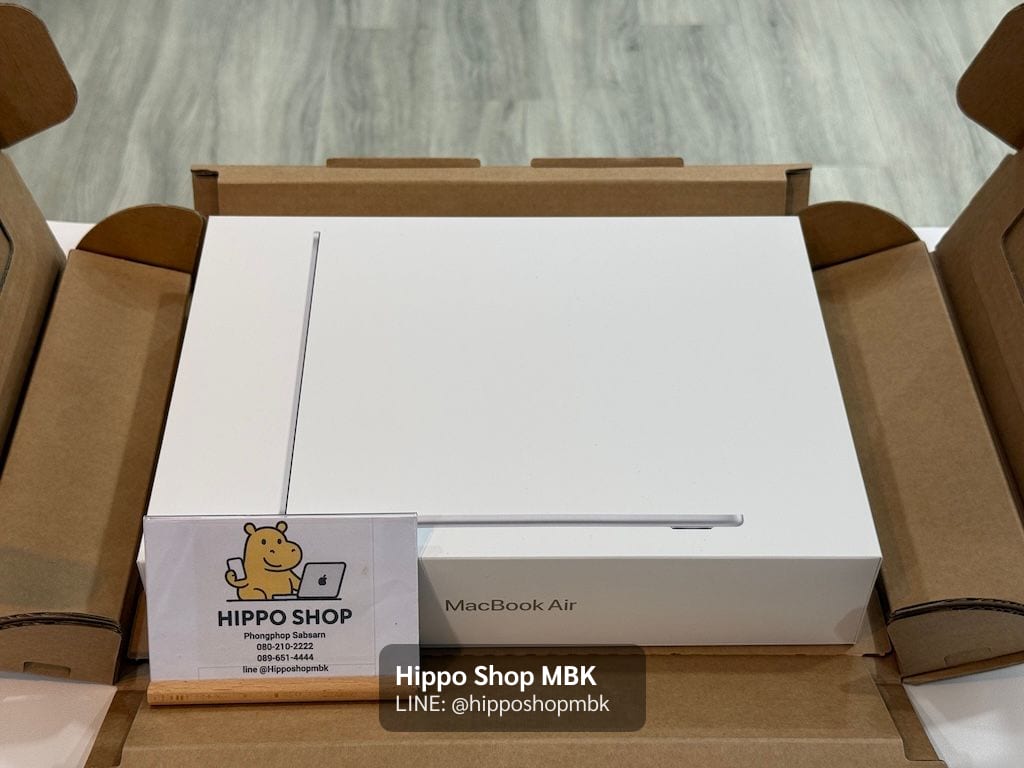MacBook Air 13-inch, M5, 2026 Macbook Air M5 13 นิ้ว SSD 512 Ram 16 ของใหม่ ศูนย์ไทย