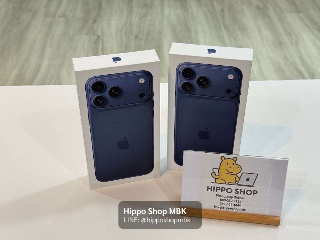 iPhone 17 Pro Max (2025) Iphone 17 Pro Max 256 GB Blue ของใหม่ ศูนย์ไทย ประกันศูนย