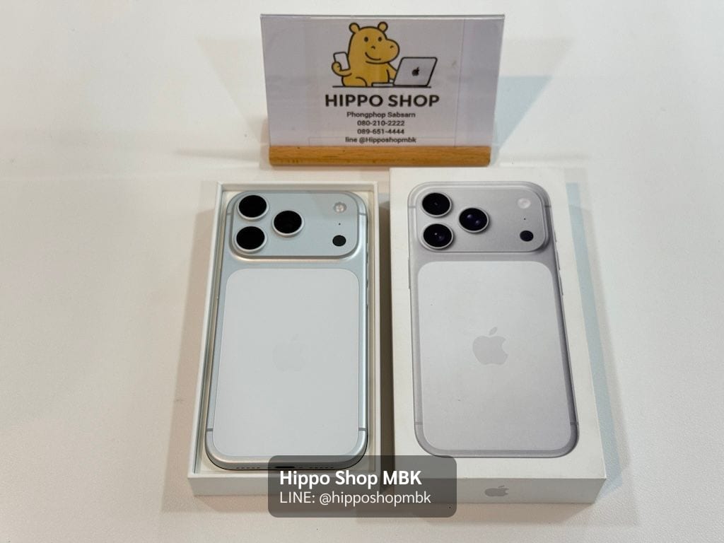 iPhone 17 Pro (2025) Iphone 17 Pro Silver 256 สภาพเหมือนใหม่ เครื่องศูนย์ไทย