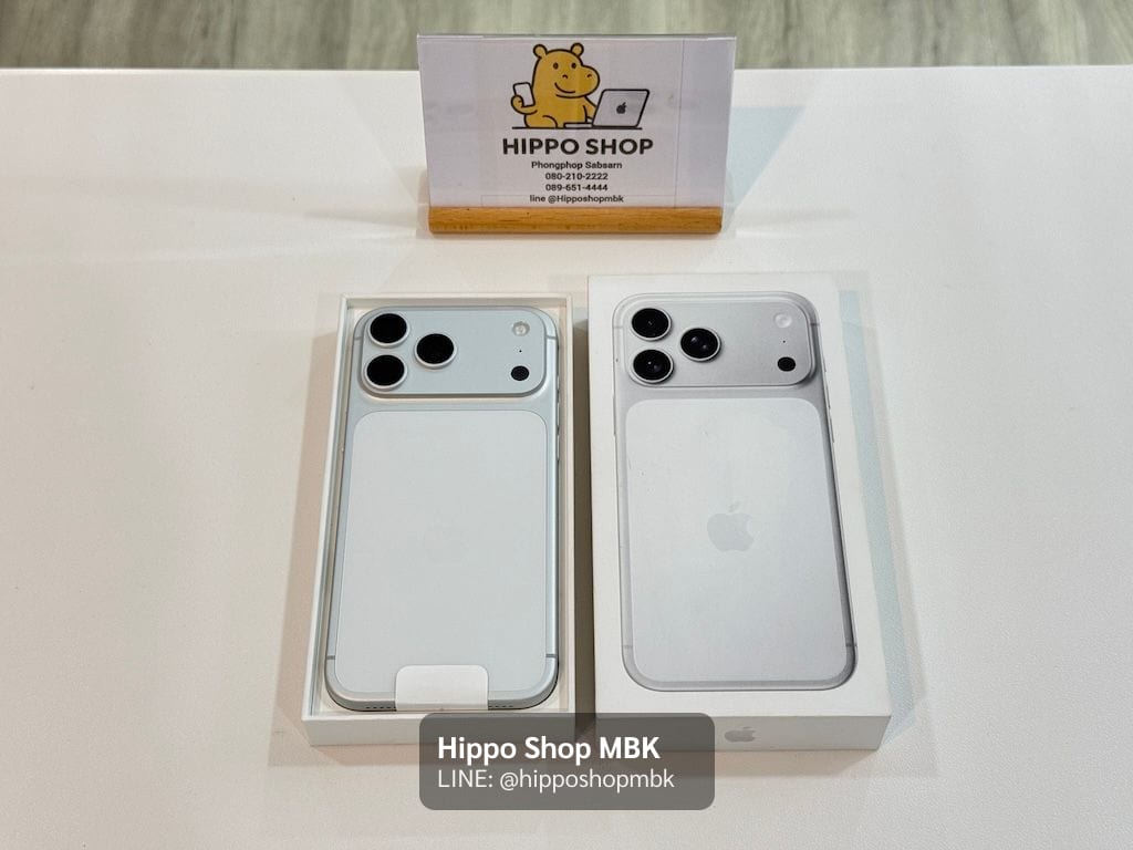 iPhone 17 Pro Max (2025) Iphone 17 Pro Max 256 GB Silver ของใหม่ เคียรสต็อก ศูนย์ไทย