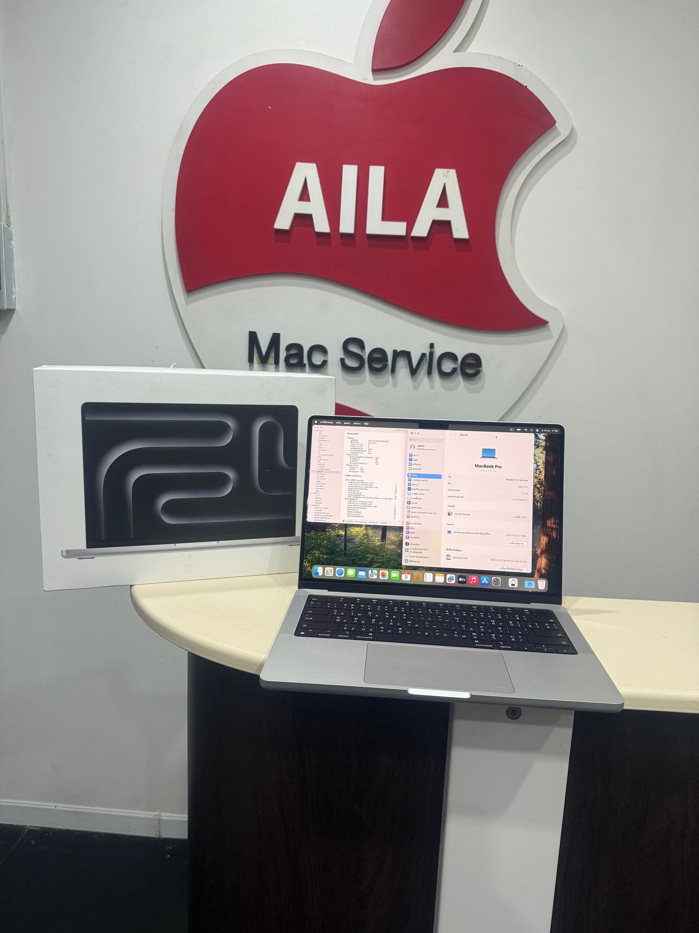 MacBook Pro 14-inch, 2024 (M4) MacBookPro 14" M4 ปี2024 RAM 16GB SSD 512GB กล่องครบ