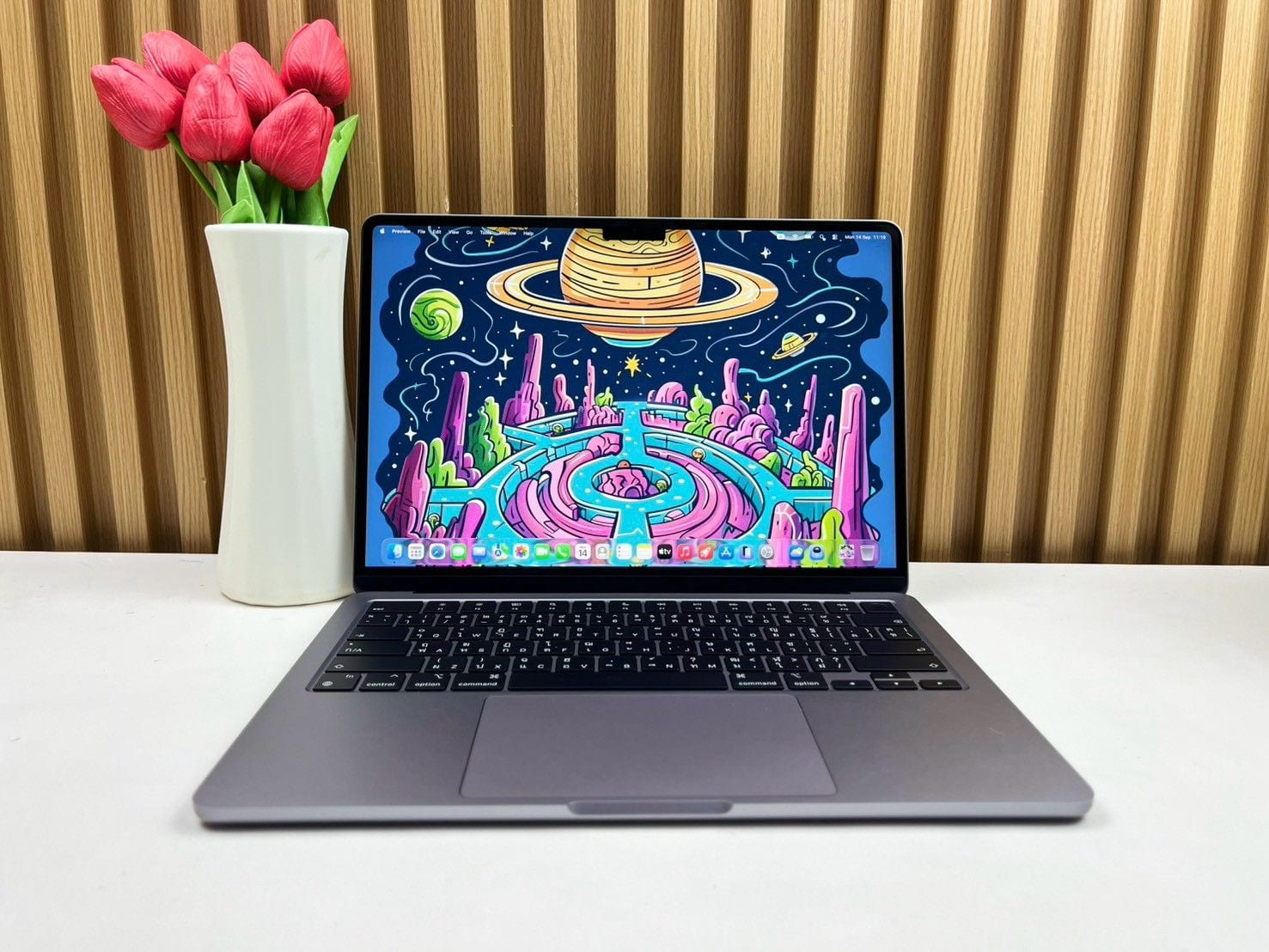 MacBook Air 13-inch, M2, 2022 MacBook Air 13-inch M2 2022 Ram16GB SSD256GB Space gray